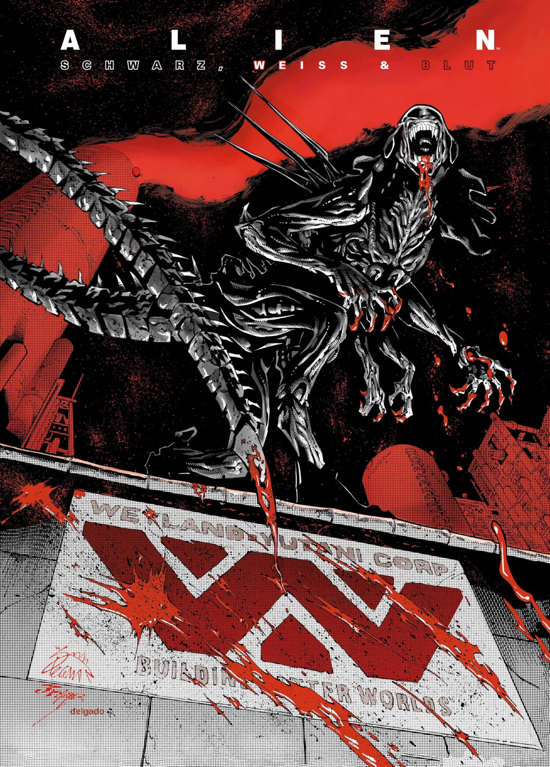 Cady, Ryan: Alien: Schwarz, Weiß & Blut