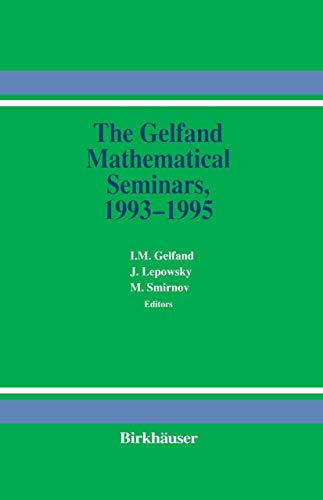 The Gelfand Mathematical Seminars, 1993-1995