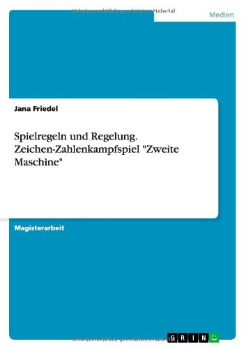 Spielregeln und Regelung. Zeichen-Zahlenkampfspiel Zweite Maschine