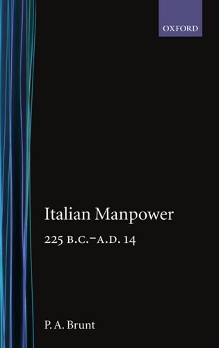 Italian Manpower 225 B.C. - A.D. 14