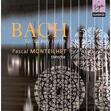 Johann Sebastian Bach: Suites pour théorbe (Suiten für Violoncello in Bearbeitung für Theorbe Nr. 1-3, BWV 1007-1009)