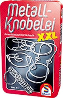 Schmidt Spiele 51234 Metall-Knobelei XXL in schöner Metalldose