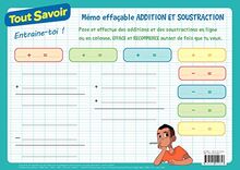 Addition et soustraction : mémo effaçable : CP, CE1, CE2