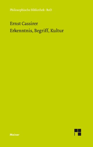 Erkenntnis, Begriff, Kultur