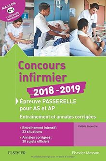 Concours infirmier 2018-2019 : épreuve passerelle pour AS et AP : entraînement et annales corrigées