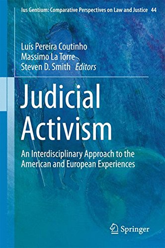 Judicial Activism: An Interdisciplinary Approach to the American and European Experiences (Ius Gentium: Comparative Perspectives on Law and Justice)