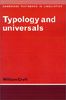 Typology and Universals (Cambridge Textbooks in Linguistics)