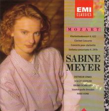 Klarinettenkonzert KV 622 / Sinfonia Concertante KV 297 b von Sabine Meyer, Wolfgang Amadeus Mozart | CD | Zustand gut