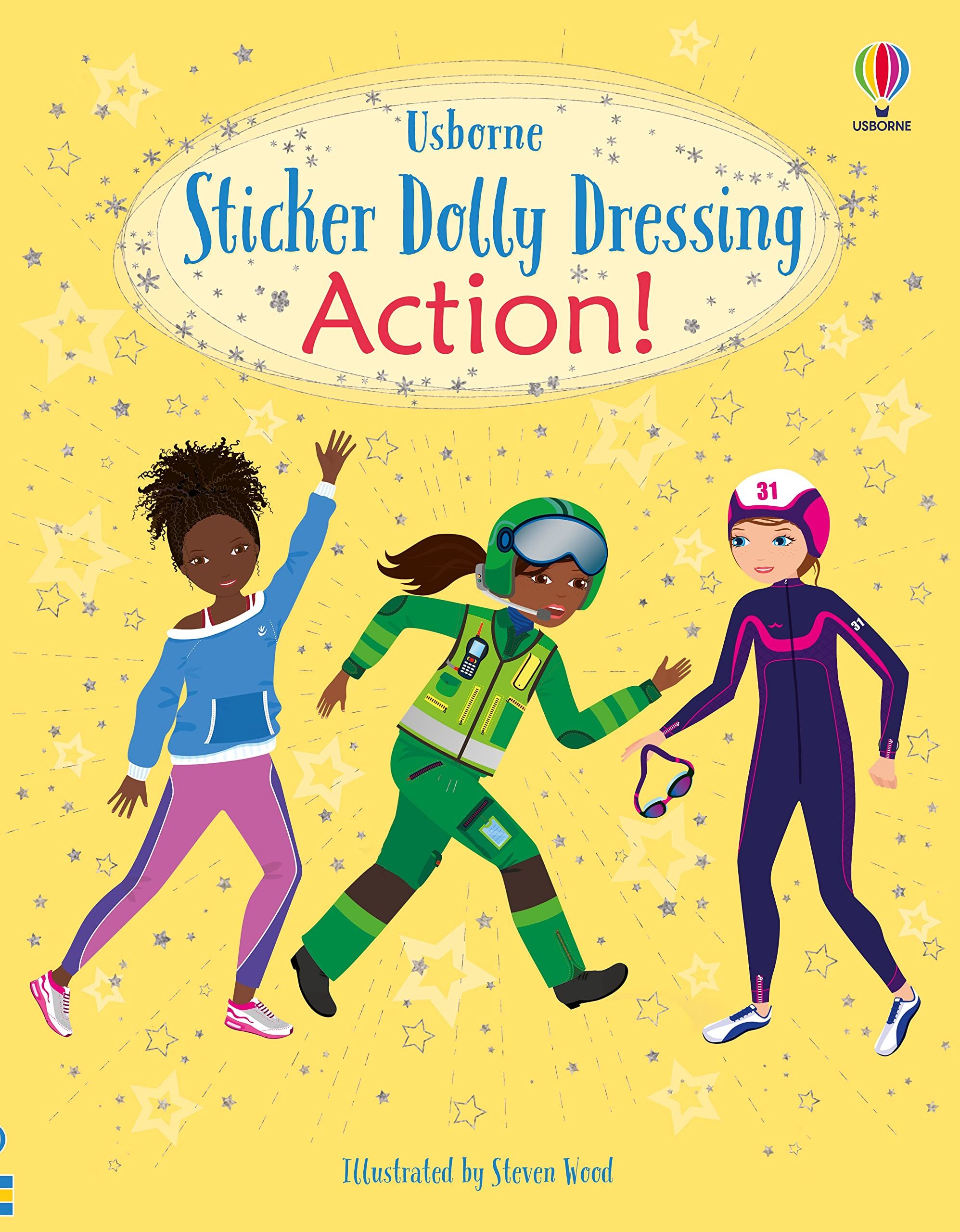 Sticker Dolly Dressing Action! - Fiona Watt Kartoniert (TB)