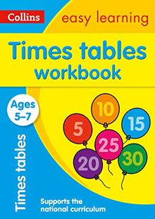 Times Tables Workbook Ages 5-7: New Edition (Collins Easy Learning)