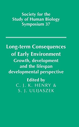 Long-term Consequences of Early Environment: Growth, Development and the Lifespan Developmental Perspective (Society for the Study of Human Biology Symposium Series, Band 37)