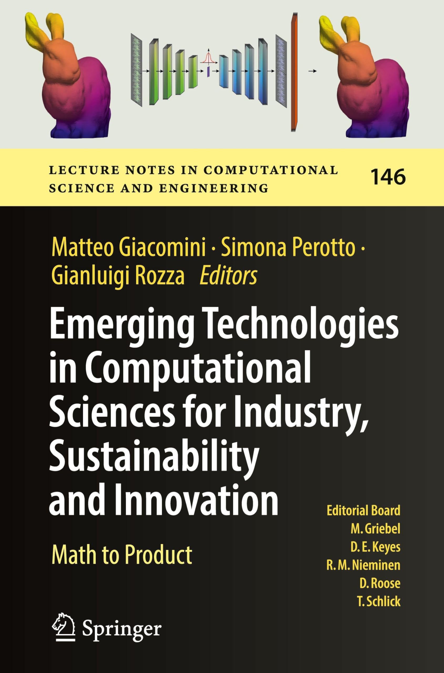 Emerging Technologies in Computational Sciences for Industry, Sustainability and Innovation: Math to Product (Lecture Notes in Computational Science and Engineering, 146, Band 146)