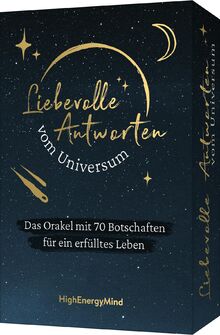 Liebevolle Antworten vom Universum: Das Orakel mit 70 Botschaften für ein erfülltes Leben. Schönes Geschenk zu Geburtstag, Weihnachten, Ostern. Instakanal dasgesetzderanziehung