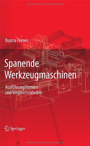 Spanende Werkzeugmaschinen: Ausführungsformen und Vergleichstabellen