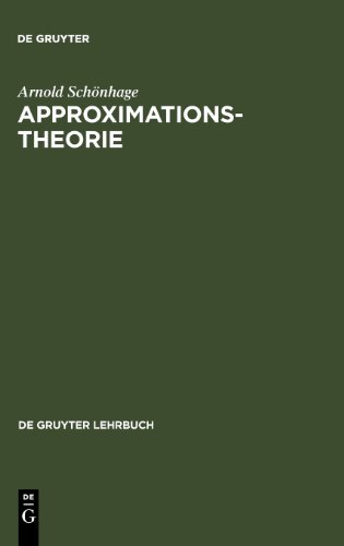 Approximationstheorie (de Gruyter Lehrbuch)