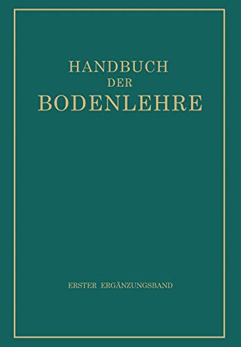 Handbuch der Bodenlehre