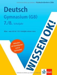 Wissen ok! Deutsch 7/8. Klasse Gymnasium (G8)