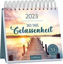 Postkartenkalender 365 Tage Gelassenheit 2023: Wochenkalender 2023, 53 Postkarten für entspannende Momente von arsEdition | Buch | Zustand gut