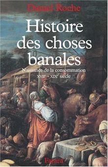 Histoire des choses banales : naissance de la consommation, XVIIe-XIXe siècle