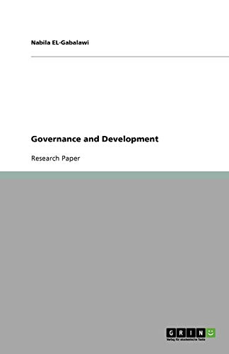 Governance and Development