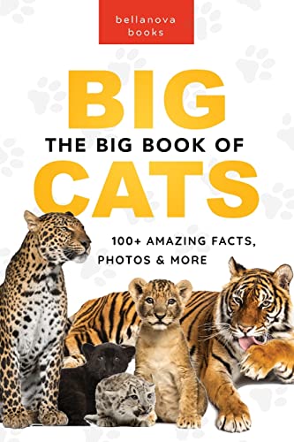 The Big Book of Big Cats: 100+ Amazing Facts About Lions, Tigers, Leopards, Snow Leopards & Jaguars (Animal Books for Kids, Band 30)