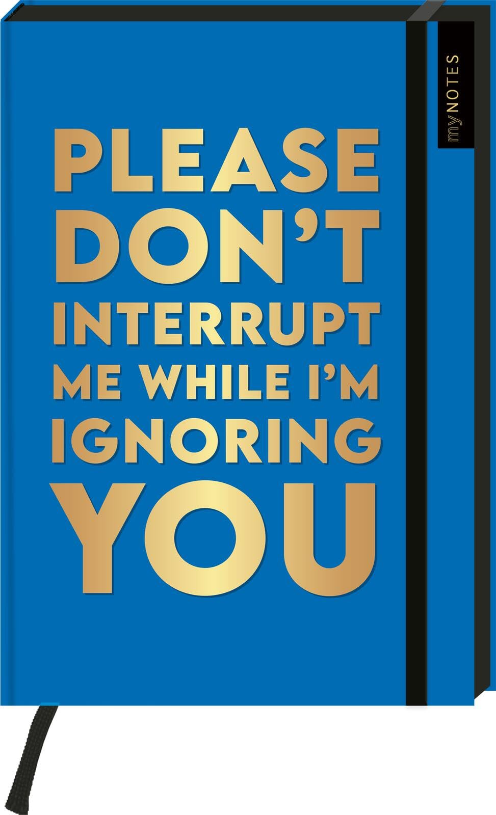 Böse Sprüche Notizbuch A5: Please dont't interrupt me while I'm ignoring you: Blankbook Medium, gepunktet, für Notizen, Pläne, Ideen