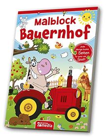 Malblock A5 - Bauernhof: 80 Blatt