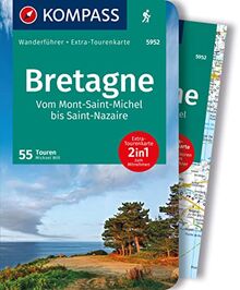 KOMPASS Wanderführer Bretagne, vom Mont-Saint-Michel bis Saint-Nazaire, 55 Touren: mit Extra-Tourenkarte, GPX-Daten zum Download