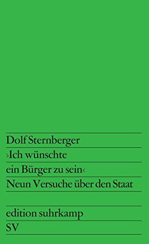 Ich wünschte, ein Bürger zu sein.