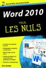 Word 2010 poche pour les nuls