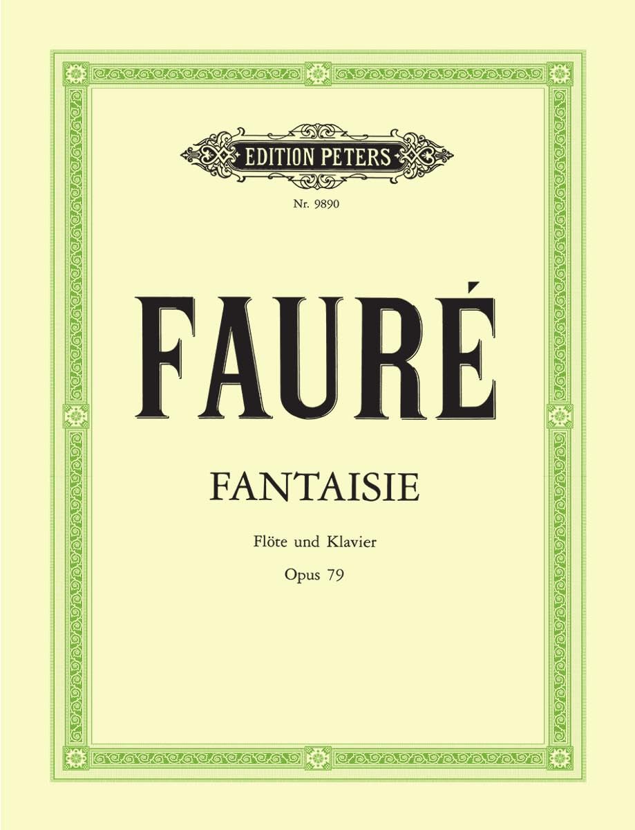 Fantasie C-Dur op. 79: für Flöte und Klavier (Edition Peters)
