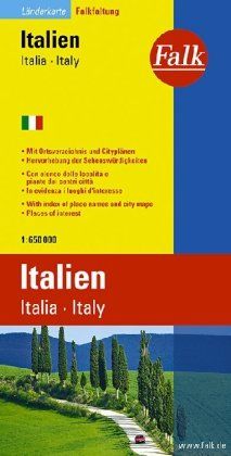 Falk Länderkarte Falkfaltung Italien 1 : 650 000