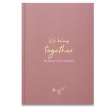 We belong together - Die Bucket List für Ehepaare (sandstein) I Hochzeitsgeschenk I Buch zur Hochzeit