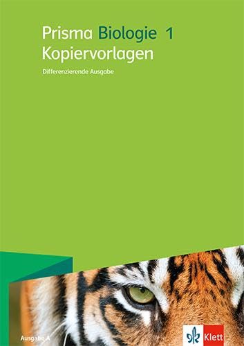Prisma Biologie 5/6. Differenzierende Ausgabe A: Kopiervorlagen/Arbeitsblätter Klasse 5/6 (Prisma Biologie. Ausgabe ab 2025)