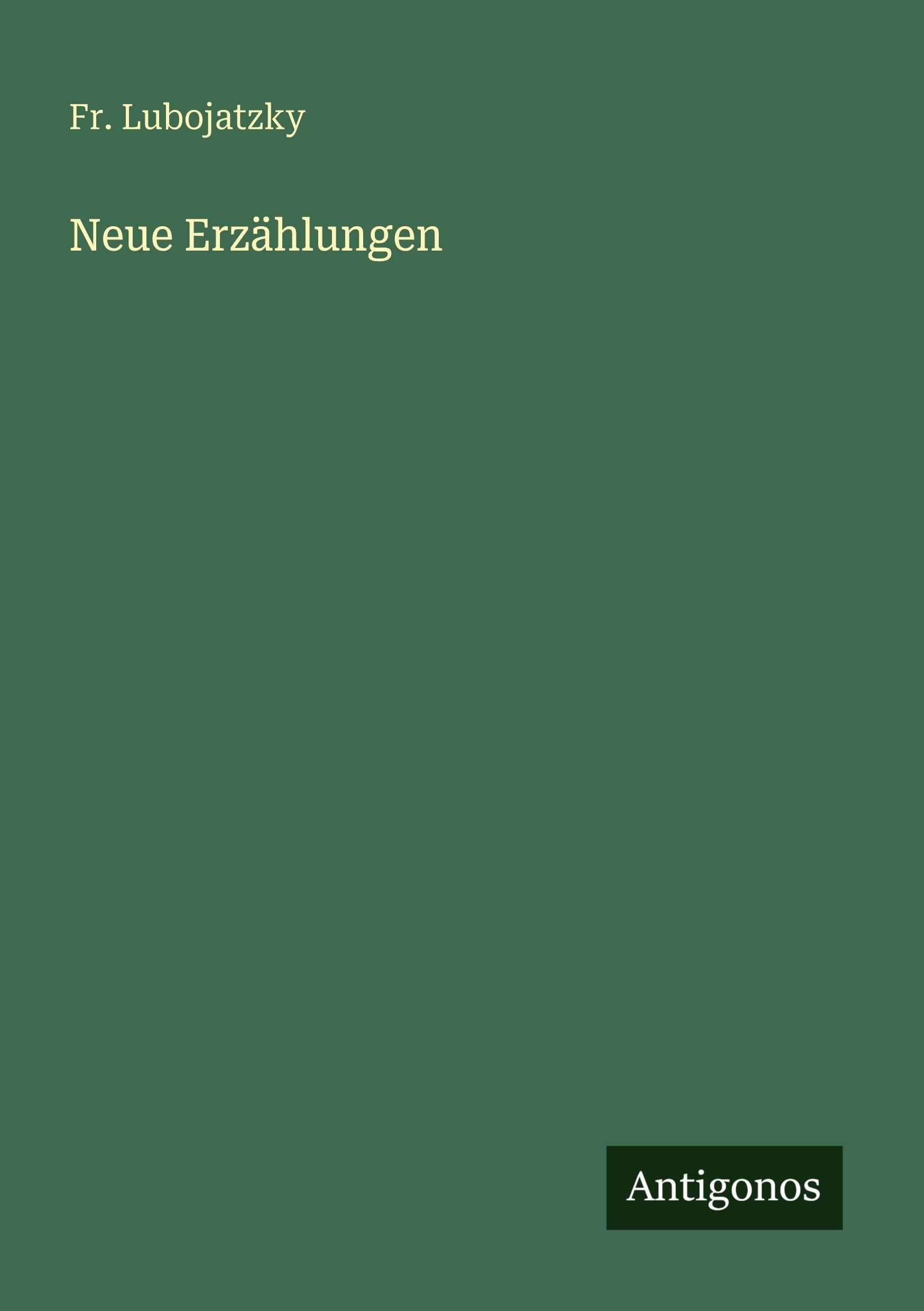 Neue Erzählungen