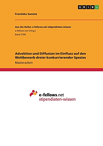 Advektion und Diffusion im Einfluss auf den Wettbewerb dreier konkurrierender Spezies: Magisterarbeit