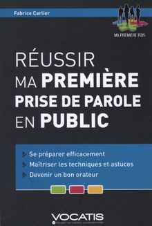 Réussir ma première prise de parole en public