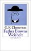 Father Browns Weisheit: Erzählungen (insel taschenbuch)