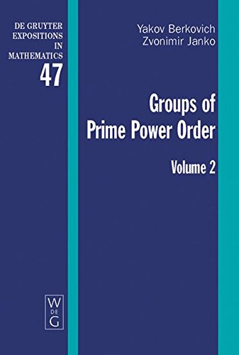Yakov Berkovich; Zvonimir Janko: Groups of Prime Power Order. Volume 2 (De Gruyter Expositions in Mathematics, Band 47)