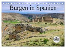Burgen in Spanien (Tischkalender 2023 DIN A5 quer), Calvendo Monatskalender