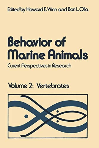 Behavior of Marine Animals: Current Perspectives in Research Volume 2: Vertebrates