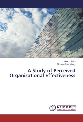A Study of Perceived Organizational Effectiveness