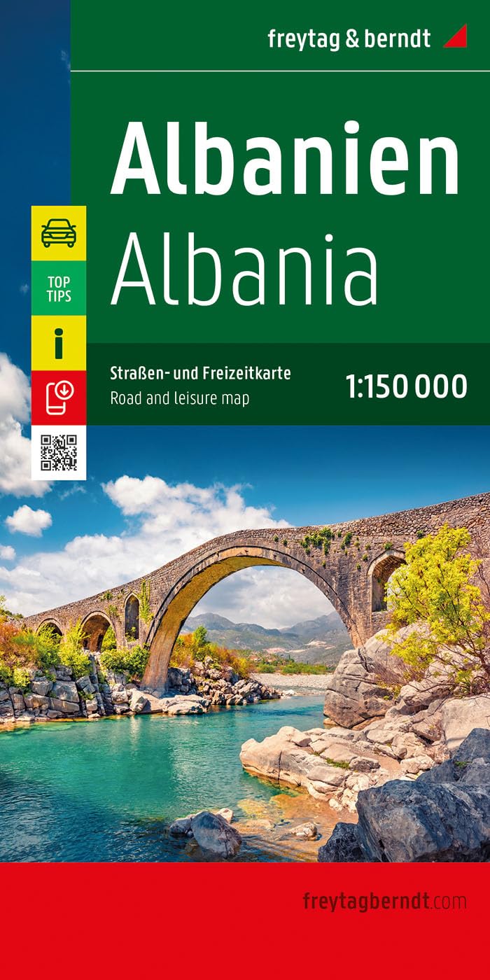 Albanien, Straßen- und Freizeitkarte 1:150.000, freytag & berndt: Mit Infos, Top Tips, Innenstadtplan Tirana (freytag & berndt Auto + Freizeitkarten)