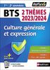Mémo BTS Culture générale et expression - 2 thèmes - 2023/2024 - N° 98