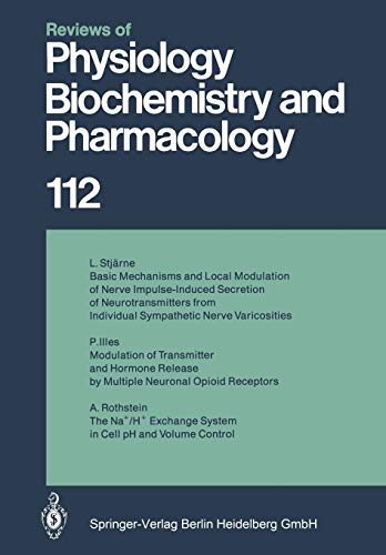 Reviews of Physiology, Biochemistry and Pharmacology (Reviews of Physiology, Biochemistry and Pharmacology, 112, Band 112)