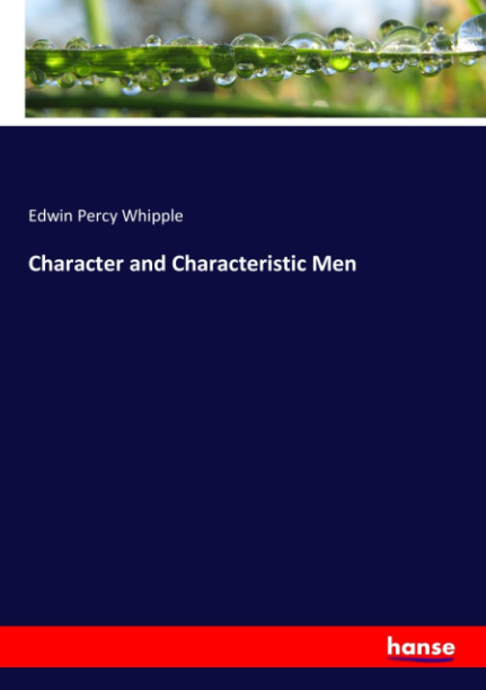 Character and Characteristic Men