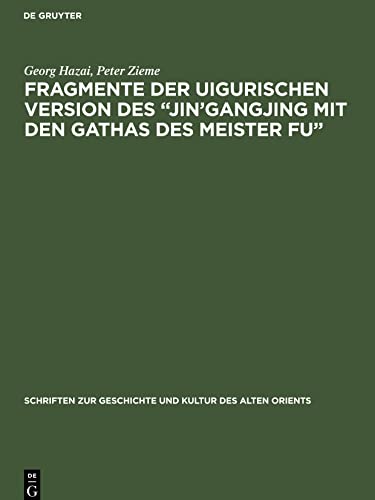 Fragmente der uigurischen Version des Jin'gangjing mit den Gathas des Meister Fu