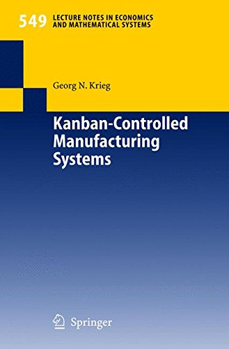 Kanban-Controlled Manufacturing Systems (Lecture Notes in Economics and Mathematical Systems, Band 549)