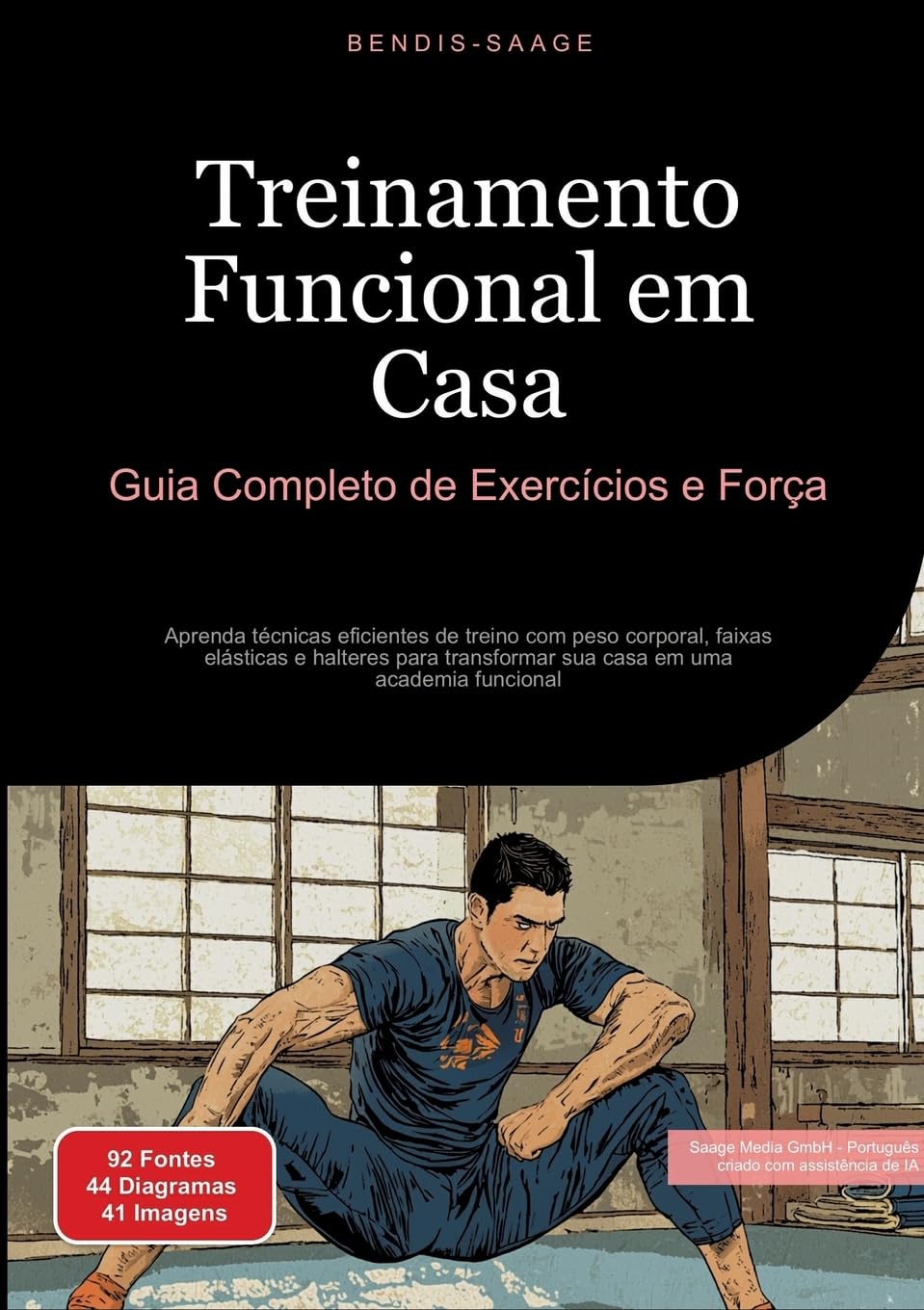 Treinamento Funcional em Casa: Guia Completo de Exercícios e Força: Aprenda técnicas eficientes de treino com peso corporal, faixas elásticas e ... sua casa em uma academia funcional