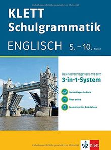 Klett-Schulgrammatik: Englisch 5.-10. Klasse mit Online-Übungen und mobile Lernkarten